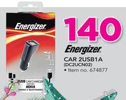 Energizer Car 2 USB1 A DC2UCN02