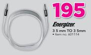 Energizer 3.5mm To 3.5mm Cable