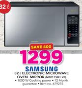 Samsung 32Ltr Electronic Microwave Oven Mirror ME0113M1 XF
