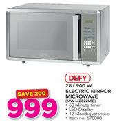 Defy 28Ltr 900W Electric Mirror Microwave MW M2822MG