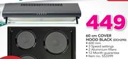 Defy 60Cm Cover Hood Black DCH290