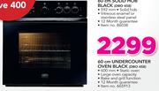 Defy 60Cm Undercounter Oven Black DBO458