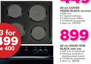 Defy 60Cm Solid Hob Black DBO458