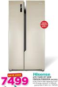 Hisense 670Ltr Side By Side Fridge/Freezer H670SG