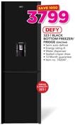 Defy 323Ltr Black Bottom Freezer/Fridge DAC564