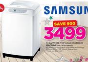 Samsung 13Kg White Top Load Washing Machine WA13F5S2UWW F