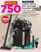 Hoover 1800W Wet & Dry Vacuum Cleaner 184223