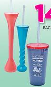 Lumoss Fifa Swirl Glass/Sippy Cup-Each