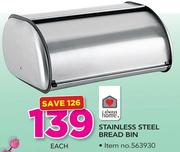 Always Home Stainless Steel Bread Bin