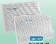 Memre Foam Filler Contour Premium Air Foam Pillow-Each
