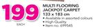 Multi Flooring Jackpot Carpet 133x183Cm-Each