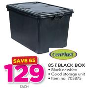 CenPlast 85Ltr Black Box