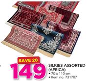 Silkies Assorted Africa 70x110Cm