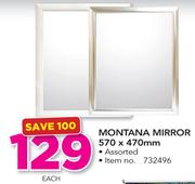 Montana Mirror 570x470mm-Each