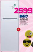 KIC 170Ltr White Top Freezer Fridge