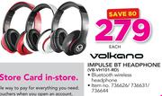 Volkano Impulse BT Headphone VB-VH101-RD-Each