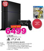 PS4 500GB Console Black