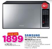 Samsung 32Ltr Electric Microwave Metalic ME0113M1 XF
