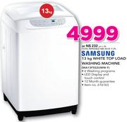 Samsung 13Kg White Top Load Washing Machine WA13F5S2UWW F