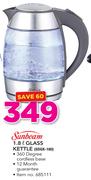 Sunbeam 1.8Ltr Glass Kettle SDGK-180