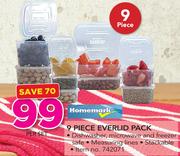 Homemark 9 Piece Everlid Pack-Per Pack