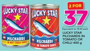 Lucky Star Pilchards In Tomato Or Chilli-2x400g