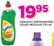 Sunlight Dishwashing Liquid Regular-750ml