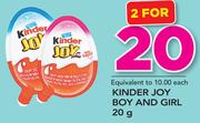 Kinder Joy Boy And Girl-2x20g