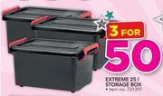 Extreme 25Ltr Storage Box-For 3