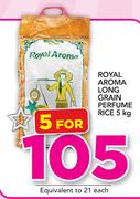 Royal Aroma Long Grain Perfume Rice-5x5kg