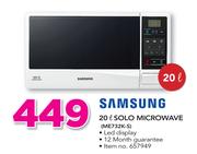 Samsung 20Ltr Solo Microwave ME732K-S
