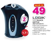 Logik 1.7Ltr Black Kettle RSH-441668-01/