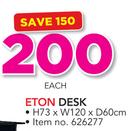 Eton Desk 73x120x60cm