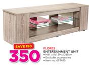 Flores Entertainment Unit 41x139x35cm Excluding Accessories