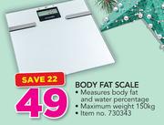 Body Fat Scale