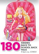 Kiddies Back To School Backpack