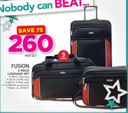 Fusion 3 Piece Luggage Set
