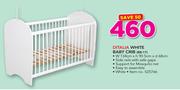 Ditalia White Baby Crib BB17