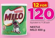 Nestle Milo 400g-For 12