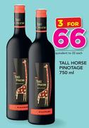 Tall Horse Pinotage 750ml-For 3