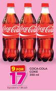 Coca-Cola Coke 350ml-For 9