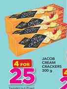 Jacob Cream Crackers 300g-For 4