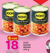 Koo Baked Beans 410g-For 6