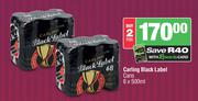 Carling Black Label Cans-For 2 x 6 x 500ml