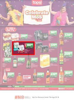 Tops at SPAR : Celebrate For Mos At Tops (27 December - 7 January 2025), page 1