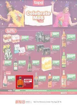 Tops at SPAR : Celebrate For Mos At Tops (27 December - 7 January 2025), page 1