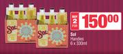 Sol Handies-For 2 x 6 x 330ml