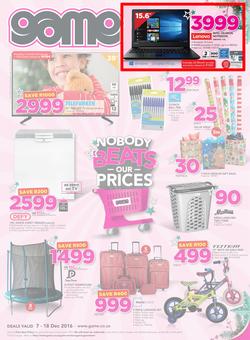Game : Nobody Beats Our Prices (7 Dec - 18 Dec 2016), page 1