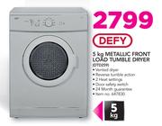 Defy 5kg Metallic Front Load Tumble Dryer DTD259