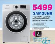 Samsung 7kg Front Loader Washing Machine Metallic WW70J4263GS F